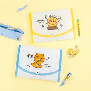 귀여운 카카오프렌즈 세이치즈 12포켓 아코디언 파일