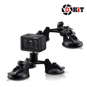3구석션마운트 거치대 자동차 고품질 카메라 자동차블랙박스 SLR 흡착식 흡착마운트 인기제품 Q 액션캠 거