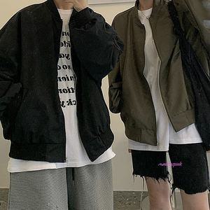 간절기점퍼 봄가을 자켓 블루 오버핏 항공bcd752