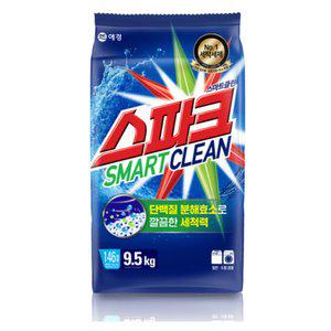 스파크 스마트 클린 세탁세제 9.5kg 리필 1개