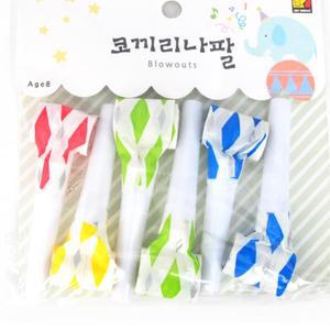 경쾌한 코끼리나팔 6개입 파티 종이 체육대회 운동회 어린이집 축하 축제 레크레이션