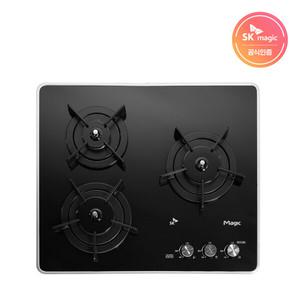 SK매직 3구 빌트인 가스렌지 GRA-BA301D (자가설치/택배발송) HY