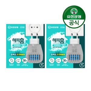 [유한양행]해피홈 플러그형 매트훈증기+파워매트 리필 30매 x 2세트