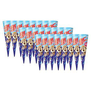 [롯데웰푸드]저당 월드콘 바닐라 160ml X24개