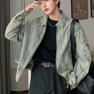 [라일리] Rly 연청 베이직 남성 색상 워싱 올데이 스타일 외출 패션