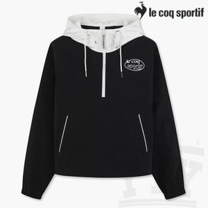 [르꼬끄] 르꼬끄 루즈핏 여성 크롭 후드 아노락 QP122OJK21 BLK