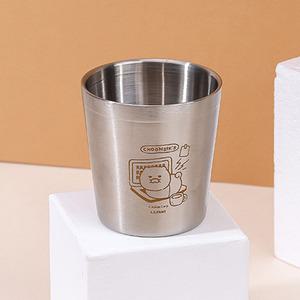 카카오프렌즈 춘식이 이중스텐컵 어린이집양치컵 유아 아기물컵 우유컵연습 유치원수료선물 졸업