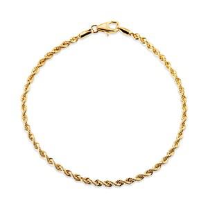 14K 글램 2.3mm 트위스트 이태리 체인 팔찌 IRB40657