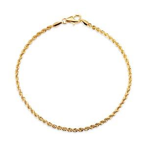 14K 글램 1.8mm 트위스트 이태리 체인 팔찌 IRB40656