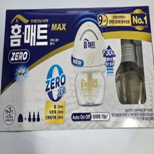 홈매트 맥스 타이머 훈증기+제로 리퀴드 알파 플러스 리필 45일 3개