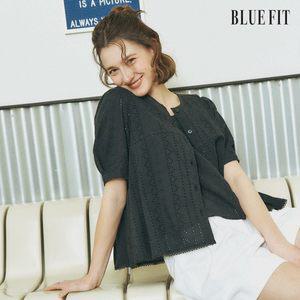 [미리주문10％할인] 블루핏 25SS 아일렛 아사 블라우스 세트