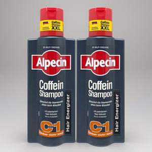 알페신 카페인 샴푸 C1 쿨멘톨, 375ml, 2개