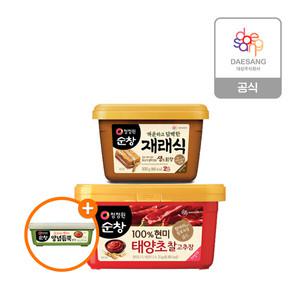 청정원 찰고추장2kg+재래식생된장500g+(증정)쌈장200g