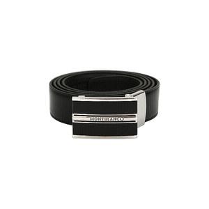 [몽블랑] 25SS 남성 30mm 레더 벨트 블랙 118421 BLACK