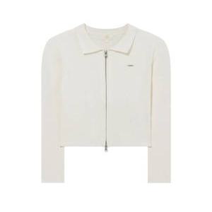 COVERNAT 커버낫 WOMAN 우먼 카라 슬림핏 집업 가디건 White 553881