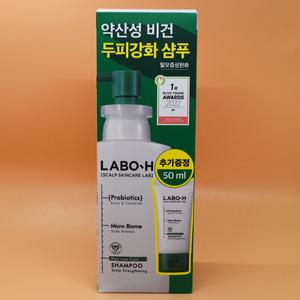 라보에이치 탈모증상완화 샴푸 두피강화 333mL + 50mL