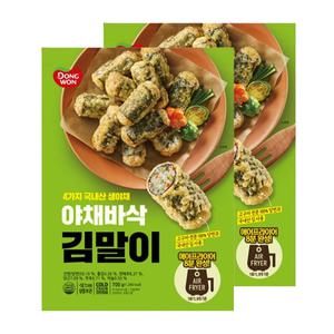 동원 야채바삭김말이 700g, 2개