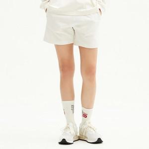 반바지 EQS NBNVE2W002-64 여성 에센셜 4부 싱글메쉬 숏팬츠 (STANDARD FIT)