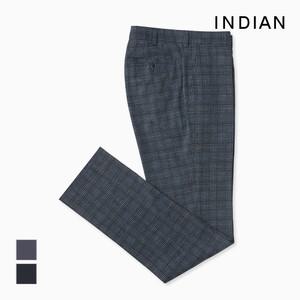 [INDIAN] 글렌체크 노턱 팬츠_MITDLVM3101
