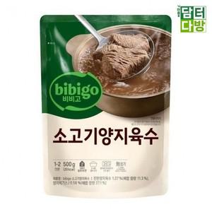 비비고 소고기양지육수 진국육수 육수 소고기육수 조미료 자취요리 소스 즉석식품 간편요리 500GX6개