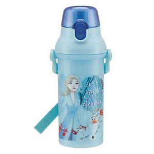 스케이터 캐릭터 원터치 물통 480ml (겨울왕국2 엘사 올라프)물병 어린이 소풍 키즈 유치원