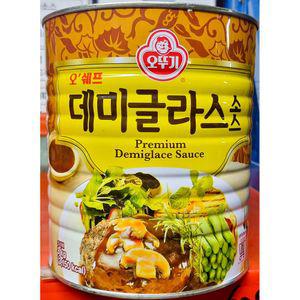 오쉐프 데미그라스 소스 3Kg X6돈가스 까스 스테이크 가공 음식 요리용 조리용 소스류 양념 글라스