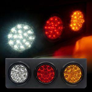 (C-007) 24V 사각 LED테일램프차량튜닝 LED 3구LED 자동차LED후미등 용LED등 3구LED등 차량용