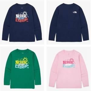 [매장정품] 노스페이스 NORTHFACE 키즈 NT7TQ06 샌드캐슬 롱슬리브 레쉬가드 티셔츠