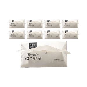 가성비가브랜드다 3겹 도톰한 키친타올 100매, 9입, 1개
