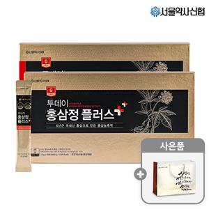 6년근 투데이 홍삼정 플러스 60포 2세트 쇼핑백 포함)