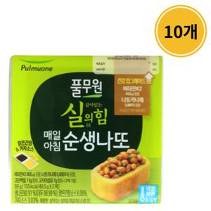 풀무원 매일아침 순생 나또 (49.5gx2입) x 10개