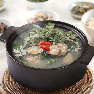 [춘백이네] 바지락쑥국세트 (바지락 1kg+쑥 100g)