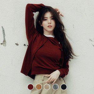 지오다노 여성 NEW 크루넥 라운드 긴팔 니트 가디건 12GG 354905 897398