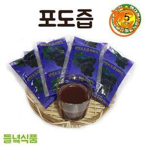 자연발효 포도스틱 주스 100ml 건강한 무첨가 포도즙 음료