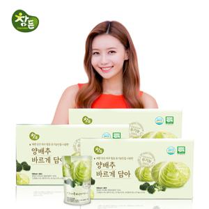참든 유기농 양배추즙 양배추 바르게 담아 100ml x 90포
