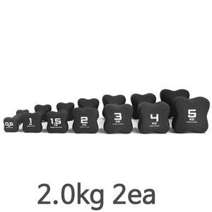프로스펙스 네오프렌 아령 2kg 1set 2ea