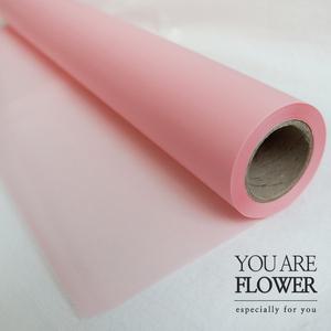 플라워지 연핑크 50cm x 25M 꽃포장지 꽃다발 롤 선물포장지