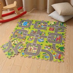 도로교통 퍼즐매트9P 30x30x1cm 층간소음 놀이방매트