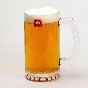 유징글라스 유리 맥주잔 500ml 손잡이 맥주컵