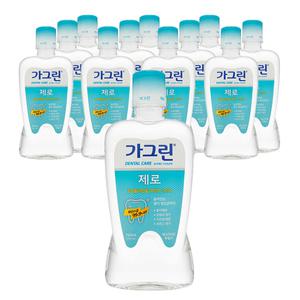 가그린 제로 750mlX12개 가글 구강청결제