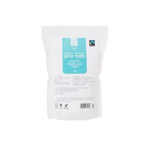 사탕수수 100% 유기농설탕 흰 하얀설탕 백설탕 1kg