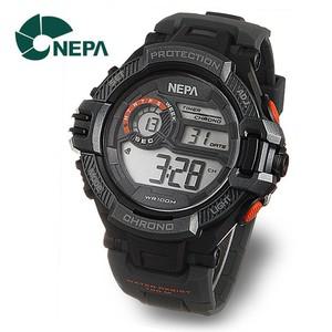 네파 NEPA 학생 방수 전자 스포츠 런닝 군인시계 N337-KI-ORANGE