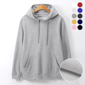 [후앙스]남녀공용 기모 베이직 무지 후드티 BMHD5719