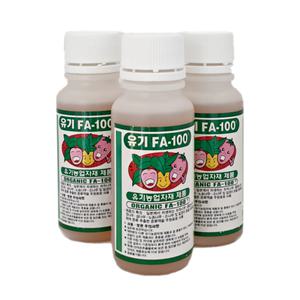 [모두싹판다]유기 FA-100 100ml 논 밭 벼 콩 참깨 오이 고추 식물영양제 흥농tv fa100
