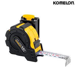 코메론 자켓홀더 자석줄자 7.5mx25mm KMC-25RJH 자동 고무 측정 오토락 벨트홀더