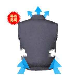 아이스뱅크 냉풍조끼 곤색 B type  B-N2007
