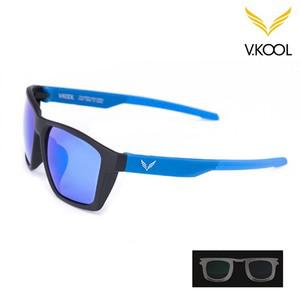 브이쿨 VK-2007 블랙블루 편광 선글라스 도수클립