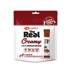 더리얼 크리미 Dog 소고기&닭가슴살 250g (10gx25ea)