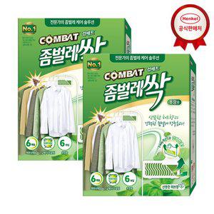 [헨켈]컴배트 좀벌레싹 허브향 옷장용 6개입x2개