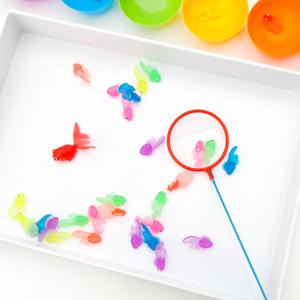 스테이앳홈 스몰월드 금붕어모형 21마리 낚시놀이 세트 - 물고기 장난감 목욕놀이 수세기